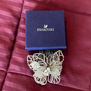 Swarovski Wedding hair accessory-crystal and beaded hair comb